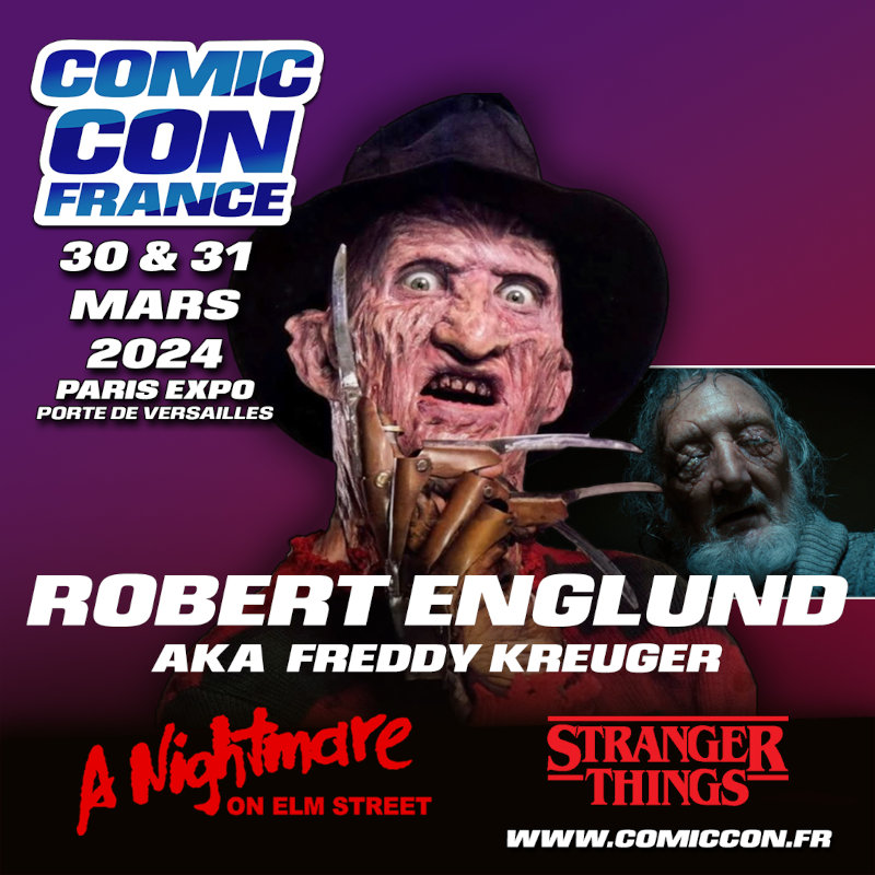 Comic Con France 2024 : Robert Englund