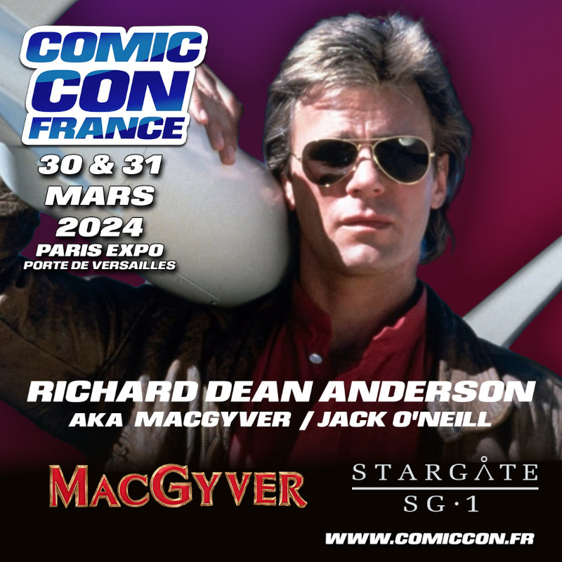 Comic Con France 2024 : Richard Dean Anderson