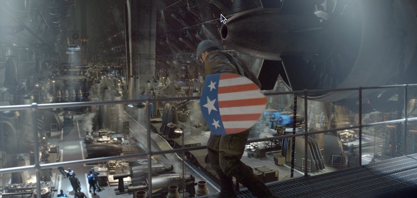 Captain America - Image après traitement