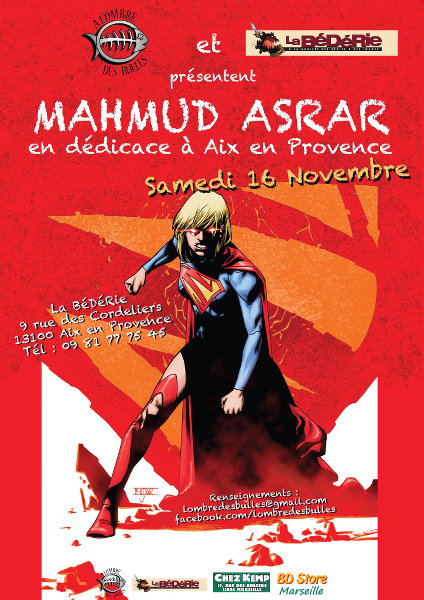 Mahumud Asrar en dédicace