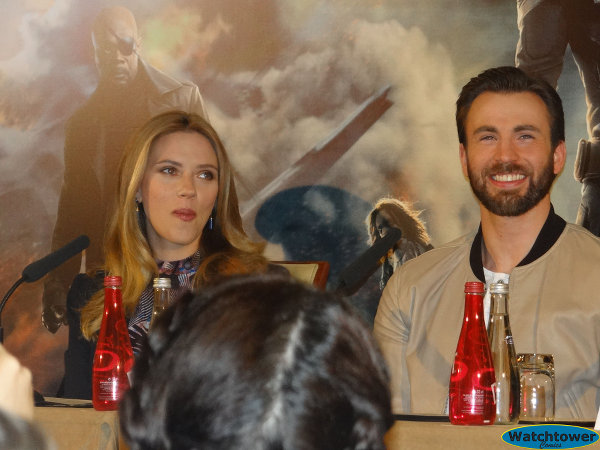 Conférence de presse Captain America 2