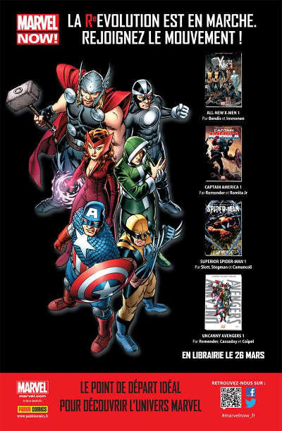 Marvel Now ! en librairie en 2014