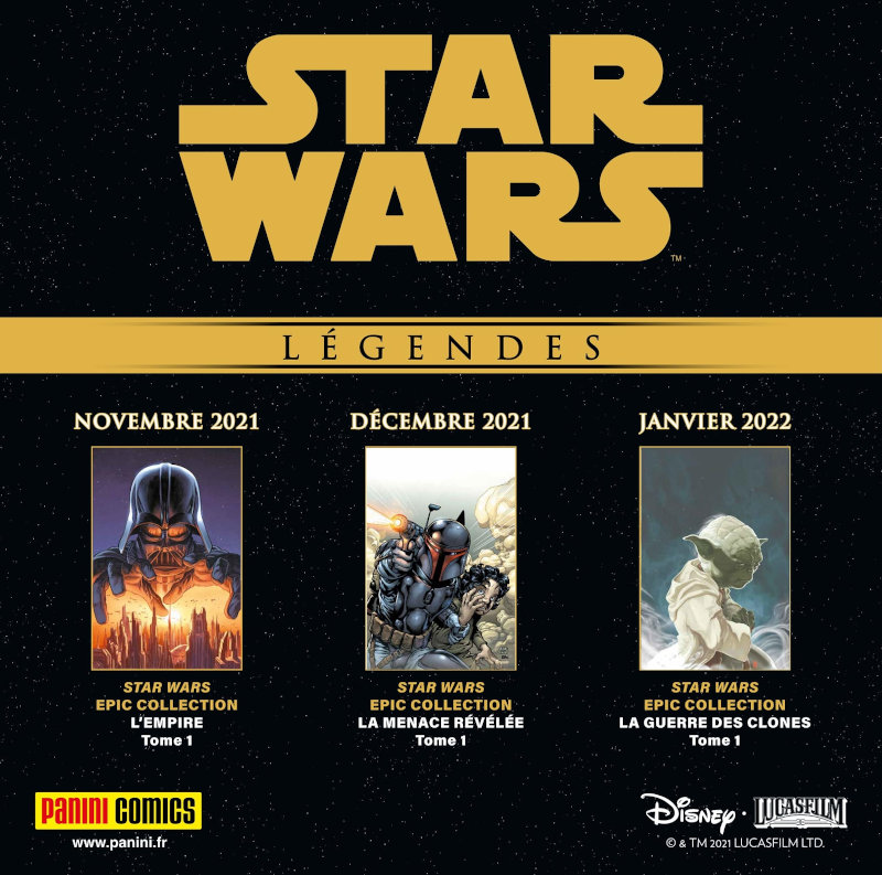 Panini Comic Star Wars Légendes