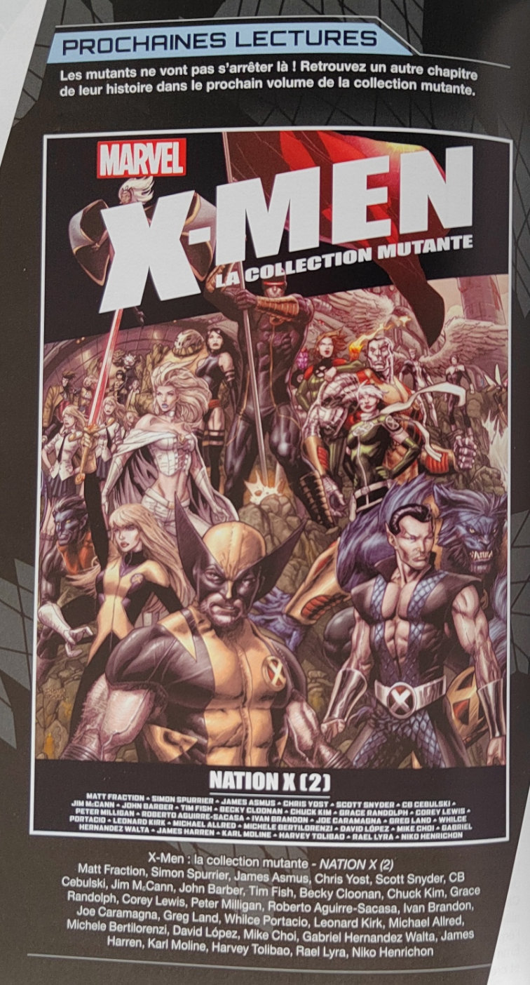 X-Men la collection mutante : Nation X (2)