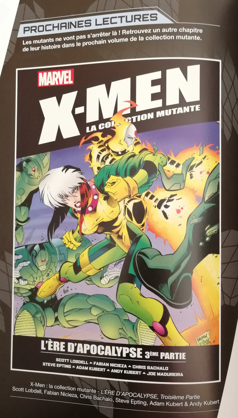 X-Men : La collection mutante : L'ère d'Apocalypse 3eme partie