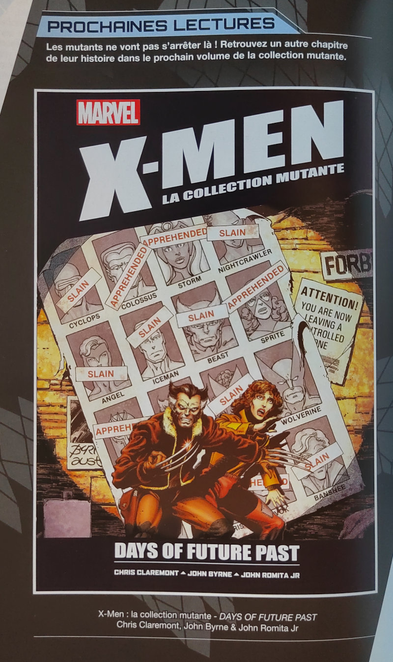 X-Men : La collection mutante : Days of future past