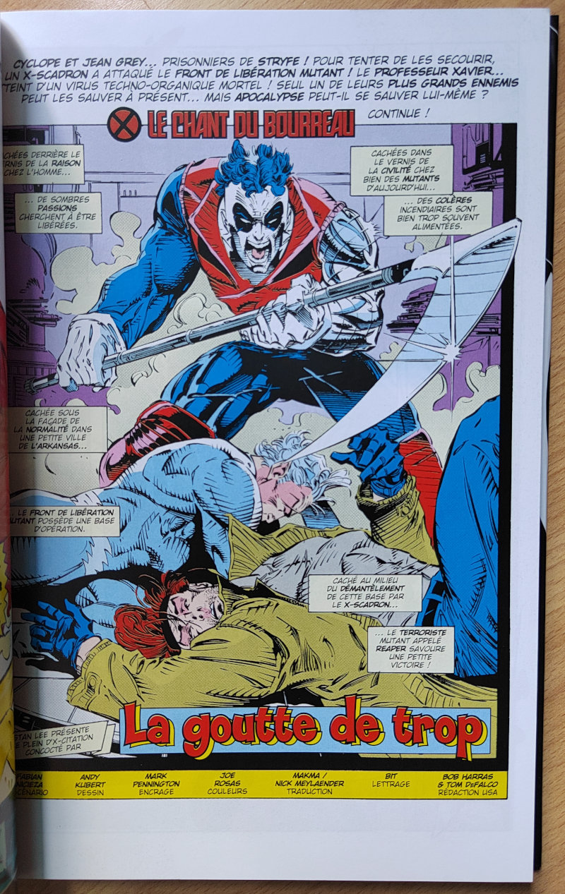 X-Men : La collection mutante : Le chant du bourreau 2ème partie
