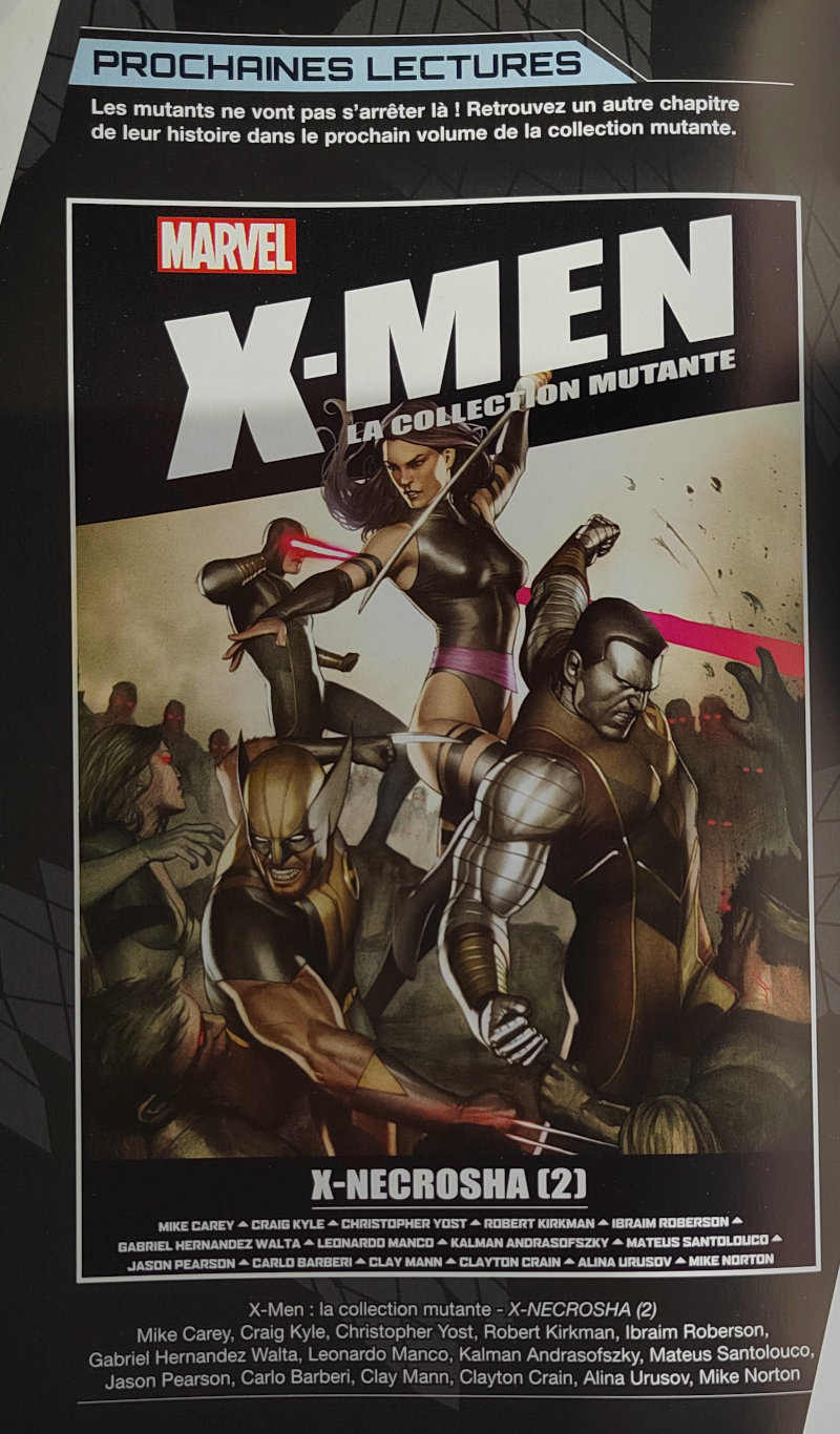 X-Men la collection mutante : X-Necrosha (2)