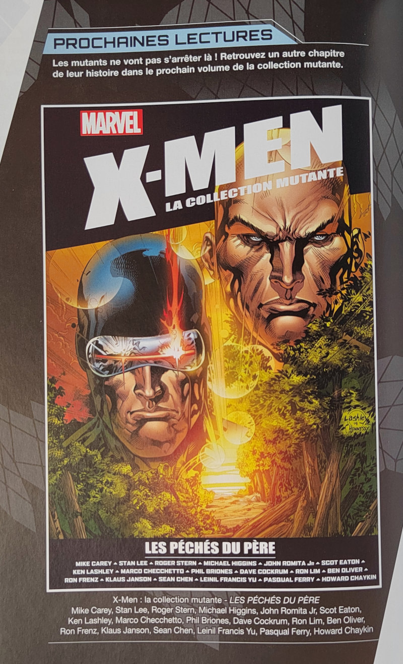 X-Men la collection mutante : Les péchés du père