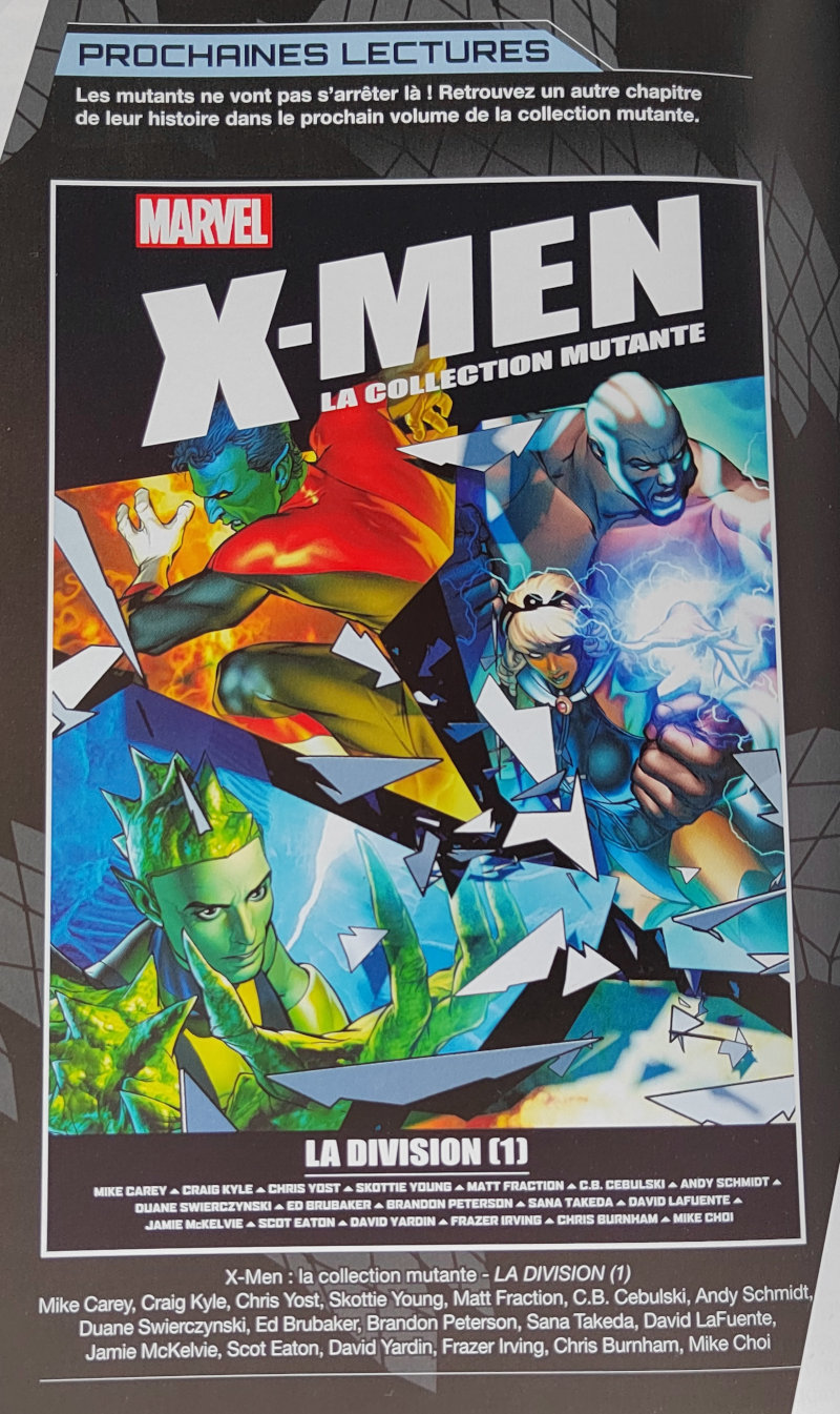 X-Men la collection mutante : La division (1)
