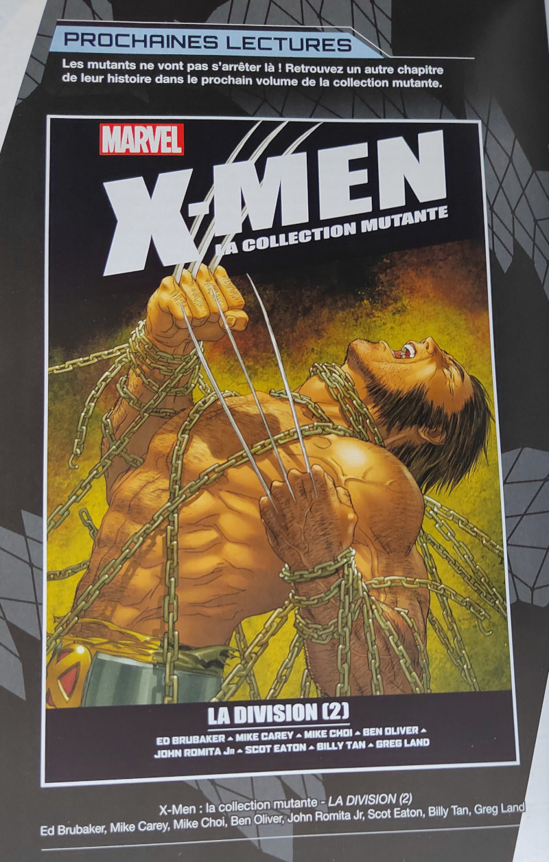 X-Men la collection mutante : La division (2)
