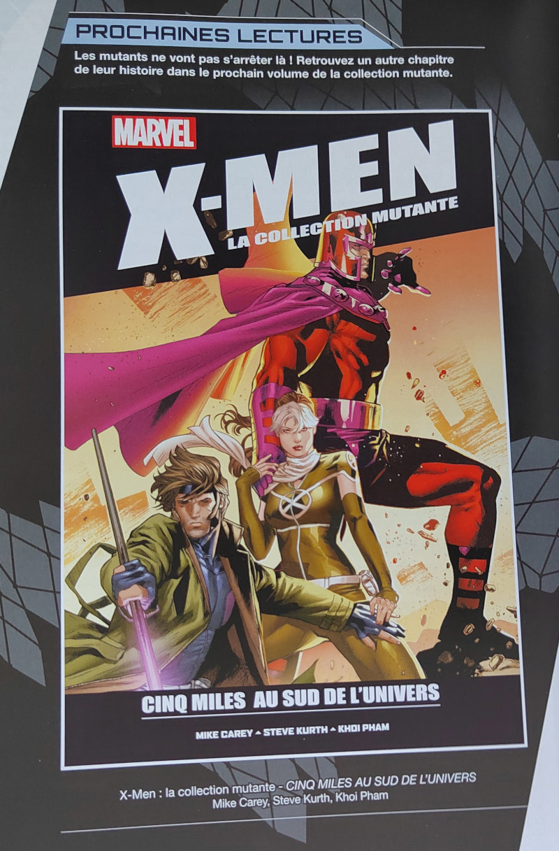 X-Men la collection mutante : Cinq miles au sud de l'univers